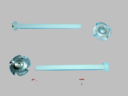 Bolts Nylon 3 mm Bolts & T Nut Fasteners 42 mm Long - CeeKay Traders UK