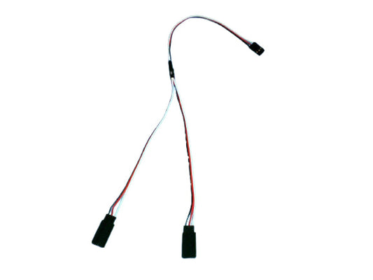 Y- Lead Splitter 300mm Long For  Futaba and JR Servos