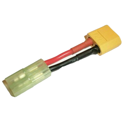 XT60 Male To Mini Tamiya Female Battery Charge Lead Adapter Airsoft Quad Drone. - CeeKay Traders UK