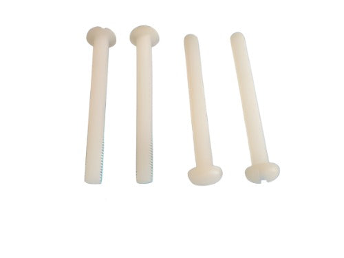 Nylon Bolts Slotted Head 4mm x 40mm  WING FIXING BOLTS X 4 Pieces - CeeKay Traders UK