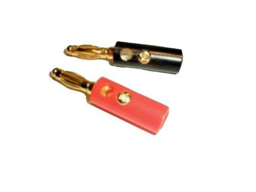 Banana 4mm Charger Plug Speaker For ESC Connectors Gold Plated 1 Pair Screw Type - CeeKay Traders UK