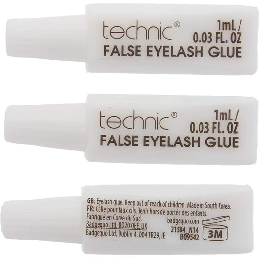 Technic Eyelash Glue 1ml Pack of 3