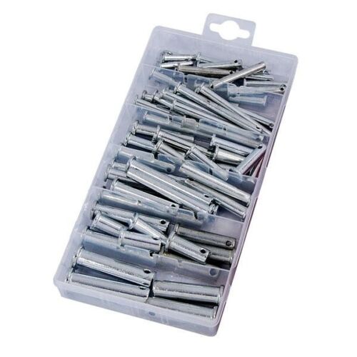 Clevis Pins Set 60 piece Zinc Finished